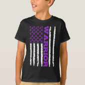 Epilepsy Awareness Warrior T-shirt (Voorkant)