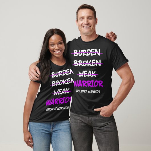 Epilepsy Awareness Weak Epileptic Warrior T-shirt (Unisex)