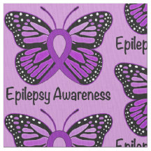 Epilepsy Awareness with Butterfly Ribbon