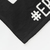 Epilepsy Awareness Write It Epileptic Warrior Surv Fleece Deken (Hoek)