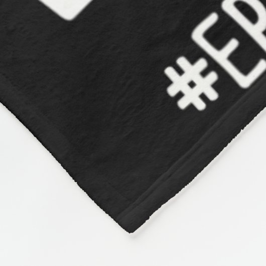 Epilepsy Awareness Write It Epileptic Warrior Surv Fleece Deken (Hoek)