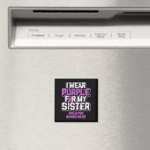 Epilepsy Bewustheid dat ik Paars Draag heb voor mi Magneet (Insitu (Vaatwasser))