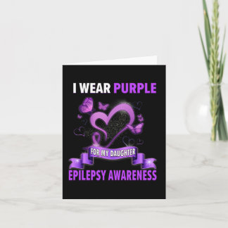 Epilepsy Bewustheid dat ik Paars voor mijn dochter Kaart