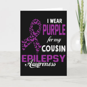 Epilepsy Bewustheid dat ik Paars voor mijn nicht F Kaart
