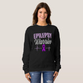 Epilepsy Bewustheid Epileptische waander Overlevin Trui (Voorkant volledig)