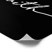 Epilepsy Bewustheid Faith Ribbon Poster (Hoek)