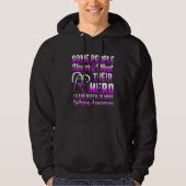 Epilepsy Bewustheid Hero Seizure Moeder van Epilep Hoodie (Voorkant)