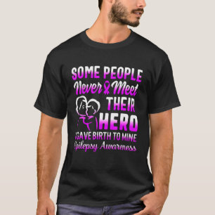 Epilepsy Bewustheid Hero Seizure Moeder van Epilep T-shirt