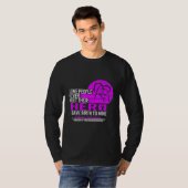 Epilepsy Bewustheid Hero Seizure Moeder van Epilep T-shirt (Voorkant volledig)