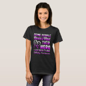 Epilepsy Bewustheid Hero Seizure Moeder van Epilep T-shirt (Voorkant volledig)