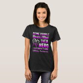 Epilepsy Bewustheid Hero Seizure Moeder van Epilep T-shirt (Voorkant volledig)