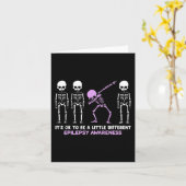 Epilepsy Bewustheid Het is oké om een klein versch Kaart (Gele Bloem)