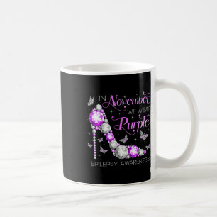Epilepsy Bewustheid in november Draag we Paarse ma Koffiemok