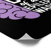 Epilepsy Bewustheid Papa van Epilepsie Poster (Hoek)