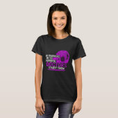 Epilepsy Bewustmaking Brainwaves Krachtige artsen T-shirt (Voorkant volledig)