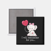 Epilepsy Bewustmaking Elephant Magneet (Voorkant / Achterkant)