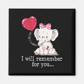 Epilepsy Bewustmaking Elephant Magneet (Voorkant)