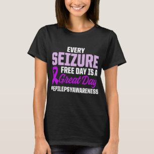 Epilepsy Bewustmaking Epileptic Warrior T-shirt