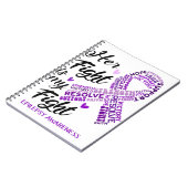 Epilepsy Bewustmaking Haar strijd is mijn strijd Notitieboek (Linkerzijde)