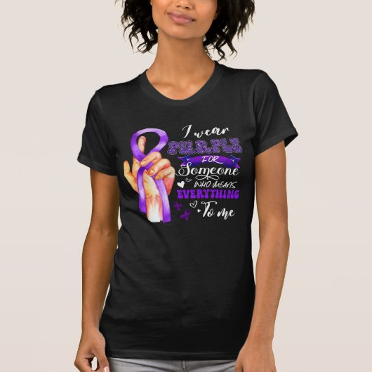 Epilepsy Bewustmaking Maand legt alles voor me vas T-shirt (Voorkant)