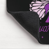 Epilepsy Bewustmaking Maand Paars Ribbon Advocate  Muismat (Hoek)