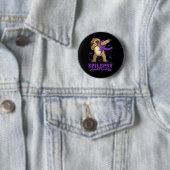 Epilepsy Bewustmakingsblad Epileptische Epileptisc Ronde Button 5,7 Cm (In situ)