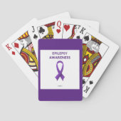 Epilepsy Bewustmakingskaarten Pokerkaarten (Achterkant)
