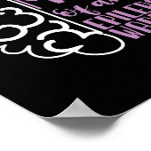 Epilepsy Bewustwording Proud Mam van Epilepsie Poster (Hoek)