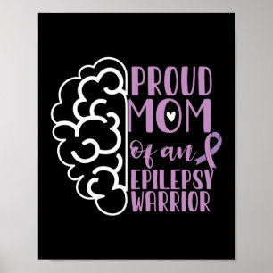 Epilepsy Bewustwording Proud Mam van Epilepsie Poster
