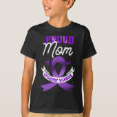 Epilepsy Bewustwording Proud Mam van Epilepsy Warr T-shirt (Voorkant)