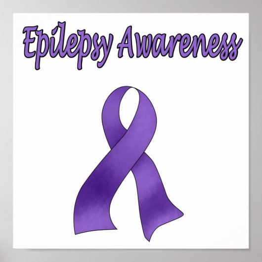 EPILEPSY-bewustzijn Poster (Voorkant)