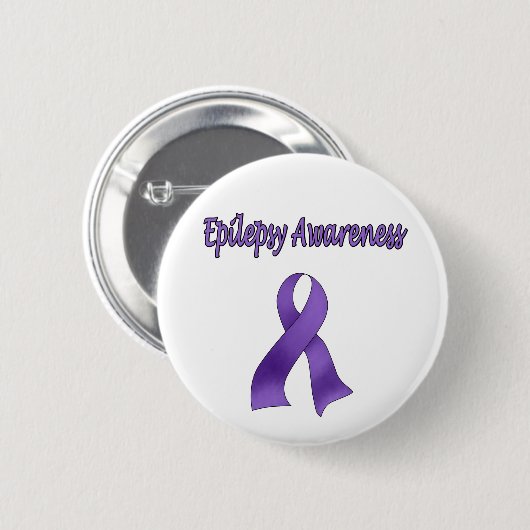 EPILEPSY-bewustzijn Ronde Button 5,7 Cm (Voorkant /achterkant)