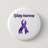 EPILEPSY-bewustzijn Ronde Button 5,7 Cm (Voorkant)