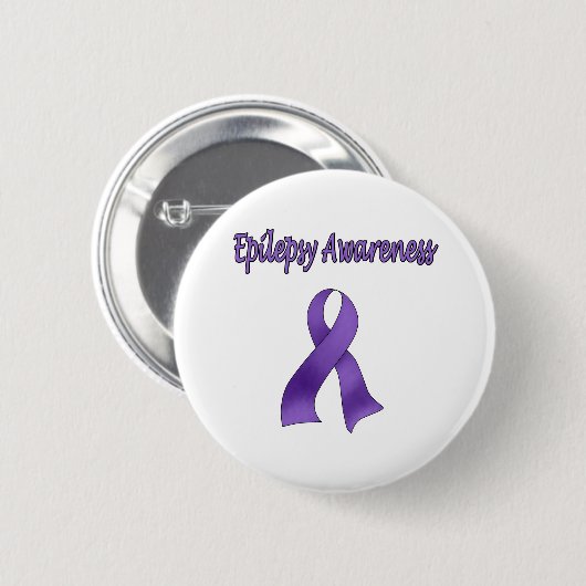 EPILEPSY-bewustzijn Ronde Button 5,7 Cm (Voorkant /achterkant)