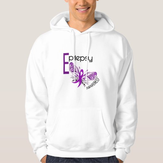 Epilepsy BUTTERFLY 3 Hoodie (Voorkant)