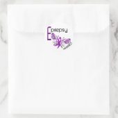 Epilepsy BUTTERFLY 3 Ronde Sticker (Tas)