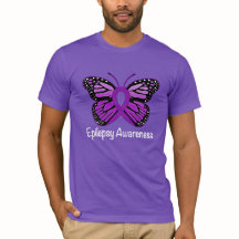 Epilepsy Butterfly Awareness Ribbon