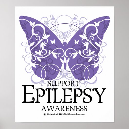 Epilepsy Butterfly Poster (Voorkant)