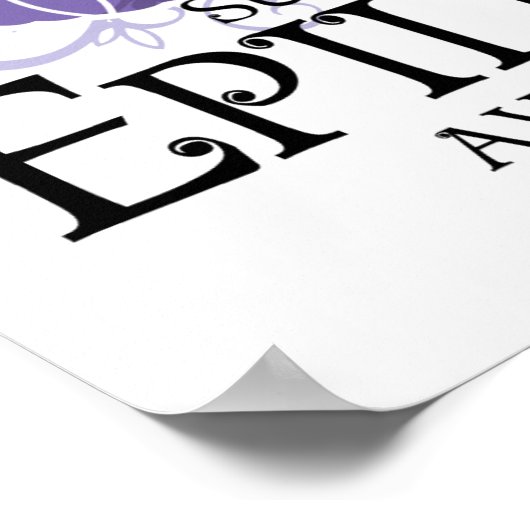 Epilepsy Butterfly Poster (Hoek)