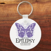 Epilepsy Butterfly Sleutelhanger (Voorkant)
