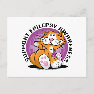 Epilepsy Cat Briefkaart