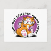 Epilepsy Cat Briefkaart (Voorkant)