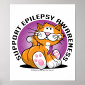 Epilepsy Cat Poster (Voorkant)