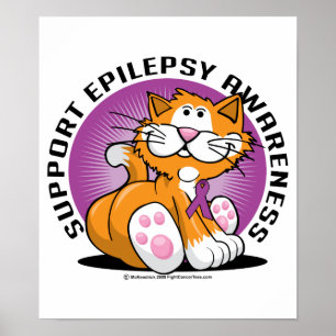 Epilepsy Cat Poster