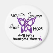 Epilepsy Celtic Butterfly 3 Magneet (Voorkant)