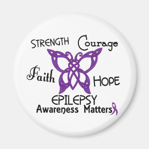 Epilepsy Celtic Butterfly 3 Magneet