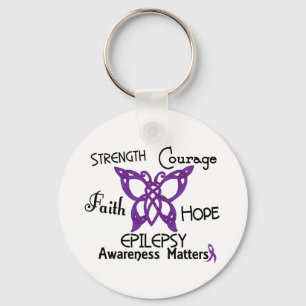 Epilepsy Celtic Butterfly 3 Sleutelhanger