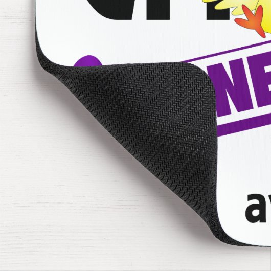 Epilepsy Chick Gone Paars 2 Muismat (Hoek)