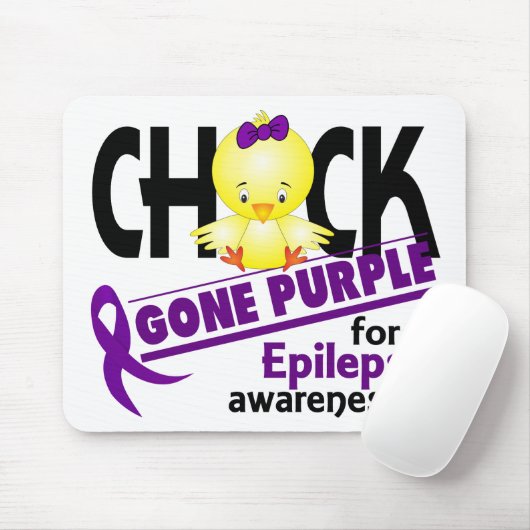 Epilepsy Chick Gone Paars 2 Muismat (Met muis)
