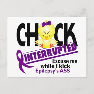 Epilepsy Chick onderbroken 2 Briefkaart